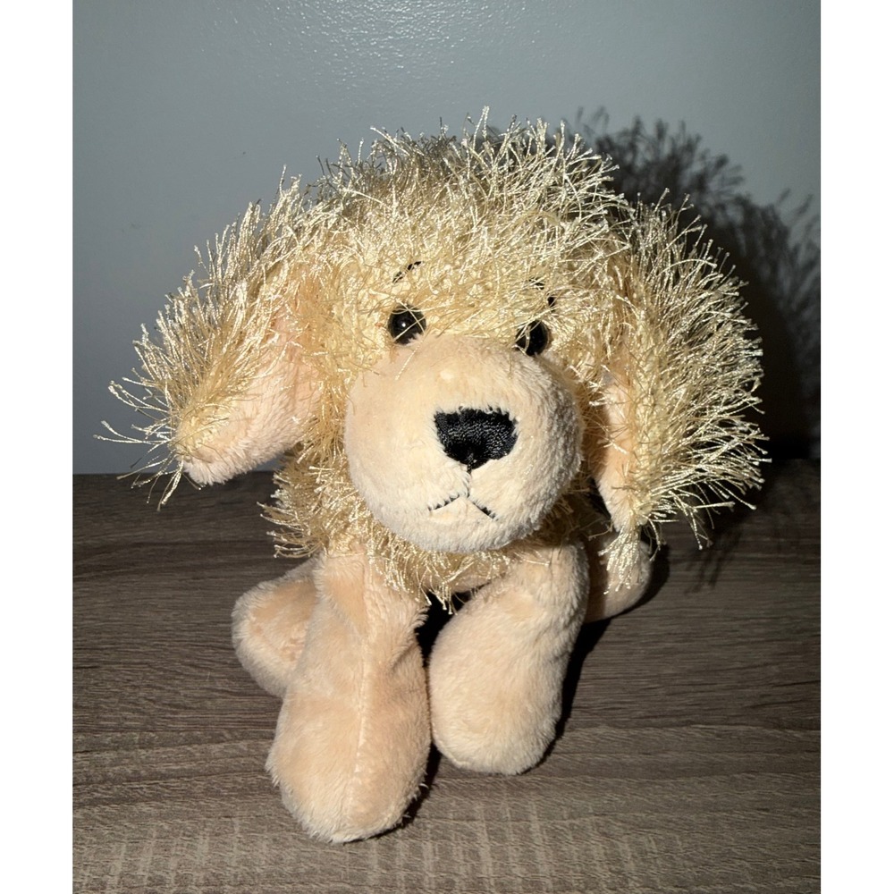 Ganz Webkinz Golden Retriever Plush Dog Tan Shaggy Fur No Code HM002